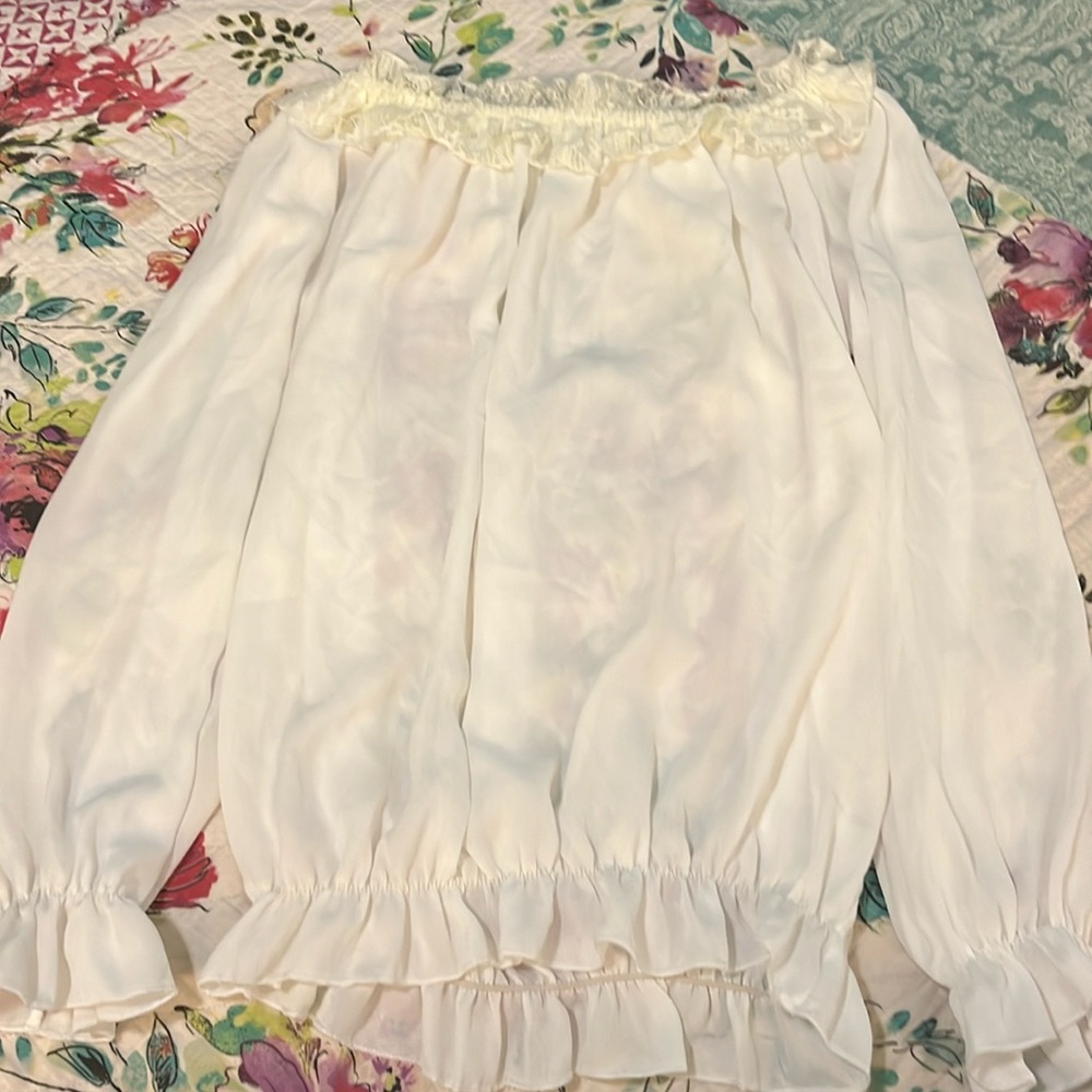 Sheer lacy Lolita style top
